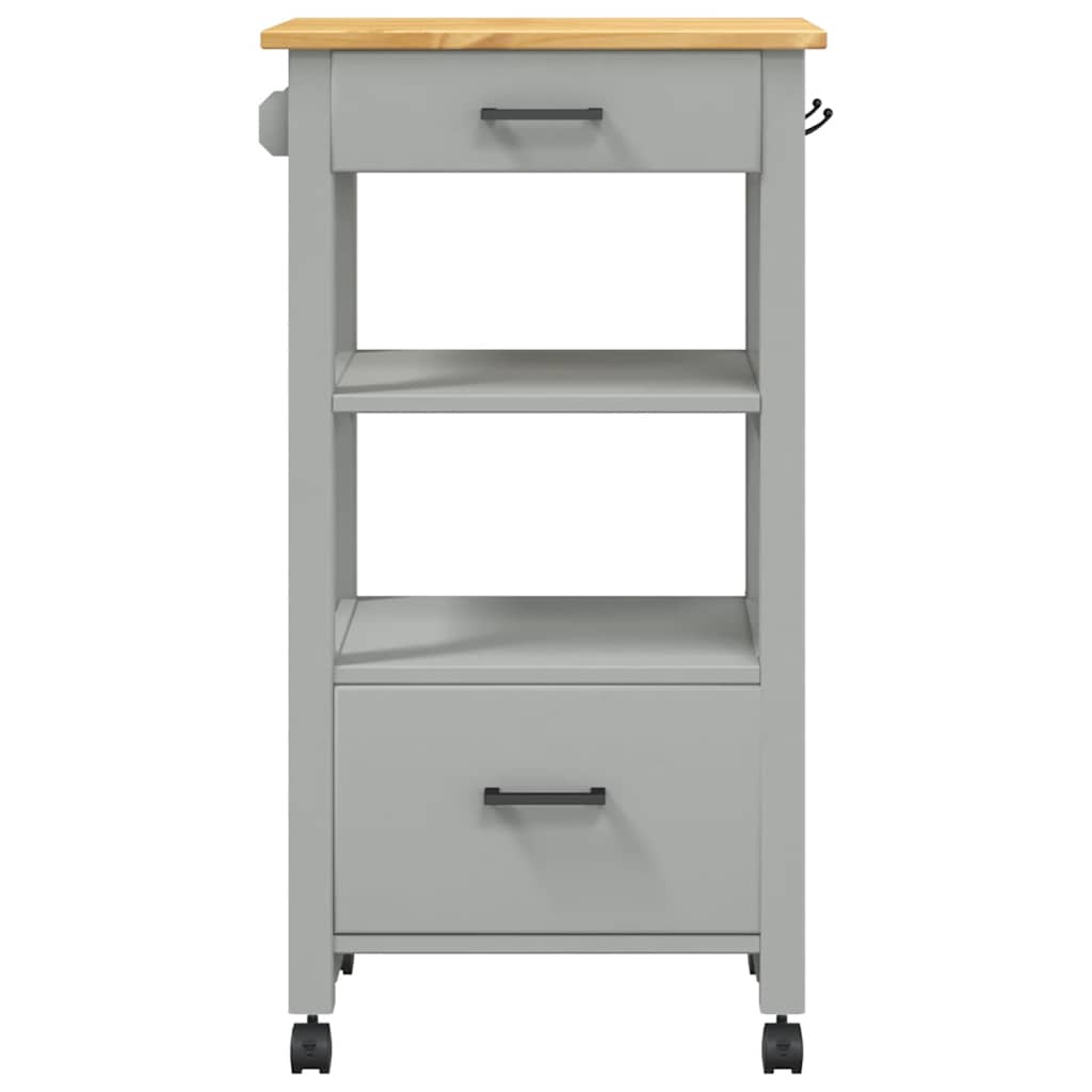 Kitchen Trolley MONZA 48x40x88.5 cm Solid Wood Pine